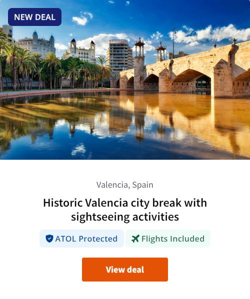Historic Valencia city break with sightseeing activities