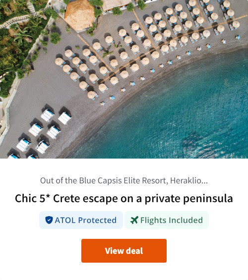 Chic 5* Crete escape on a private peninsula