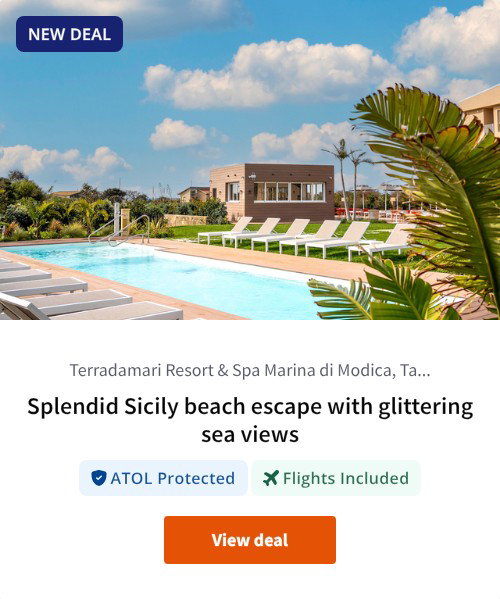 Splendid Sicily beach escape with glittering sea views