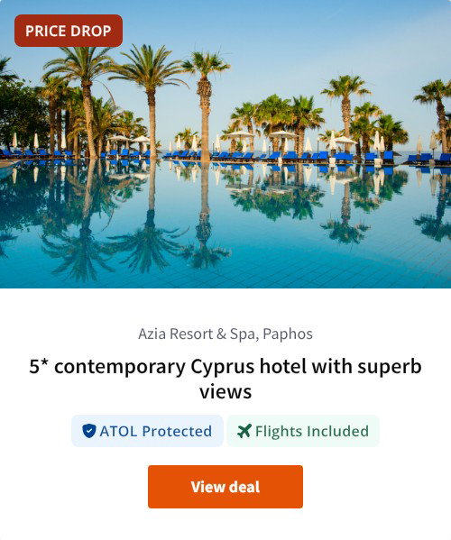 5* contemporary Cyprus hotel with superb views
