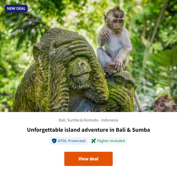 Unforgettable island adventure in Bali & Sumba