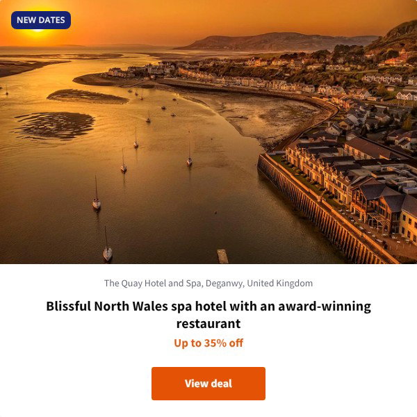 Blissful North Wales spa hotel with an award-winning restaurant