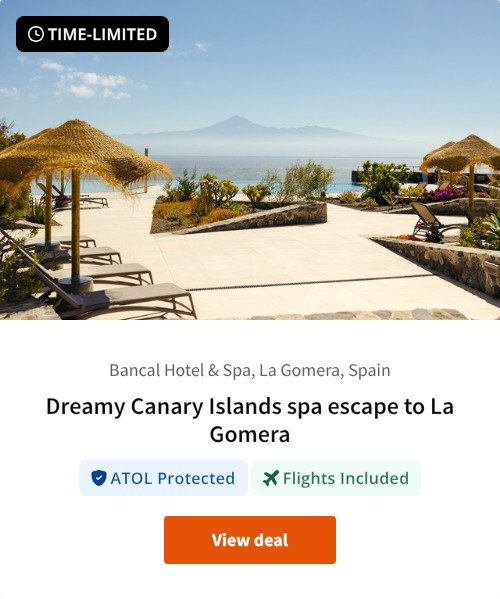 Dreamy Canary Islands spa escape to La Gomera