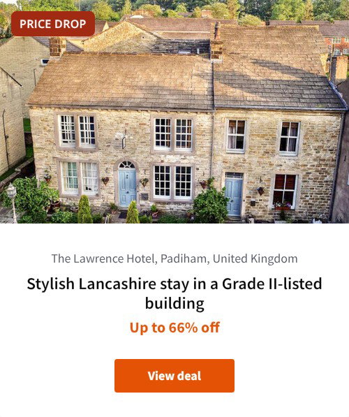 Stylish Lancashire stay in a Grade II-listed building