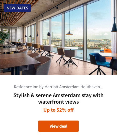Stylish &amp; serene Amsterdam stay with waterfront views
