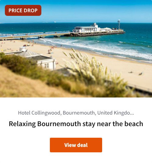 Relaxing Bournemouth stay near the beach