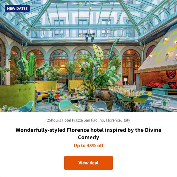 Wonderfully-styled Florence hotel inspired by the Divine Comedy