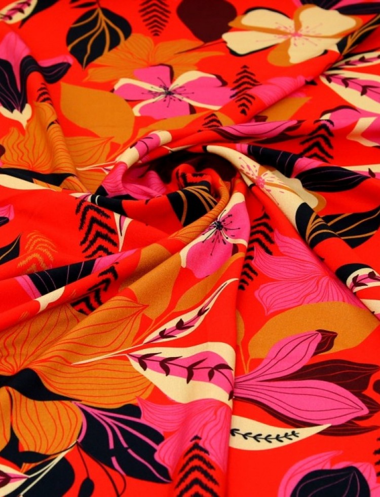 Minerva Exclusive Pollen Passion Viscose Challis