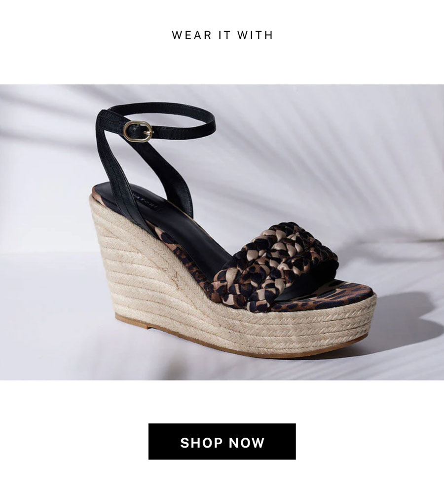 Wear it with matching shoes. 