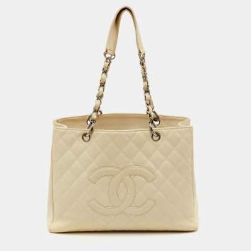 GST Cream Quilted Leather Shop