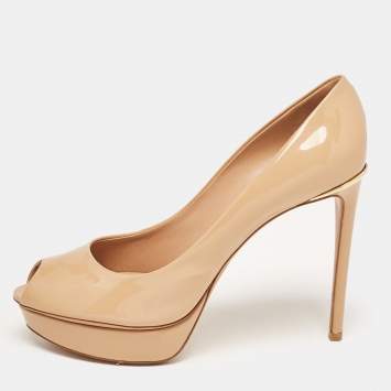 Beige Patent Leather Eyeline P