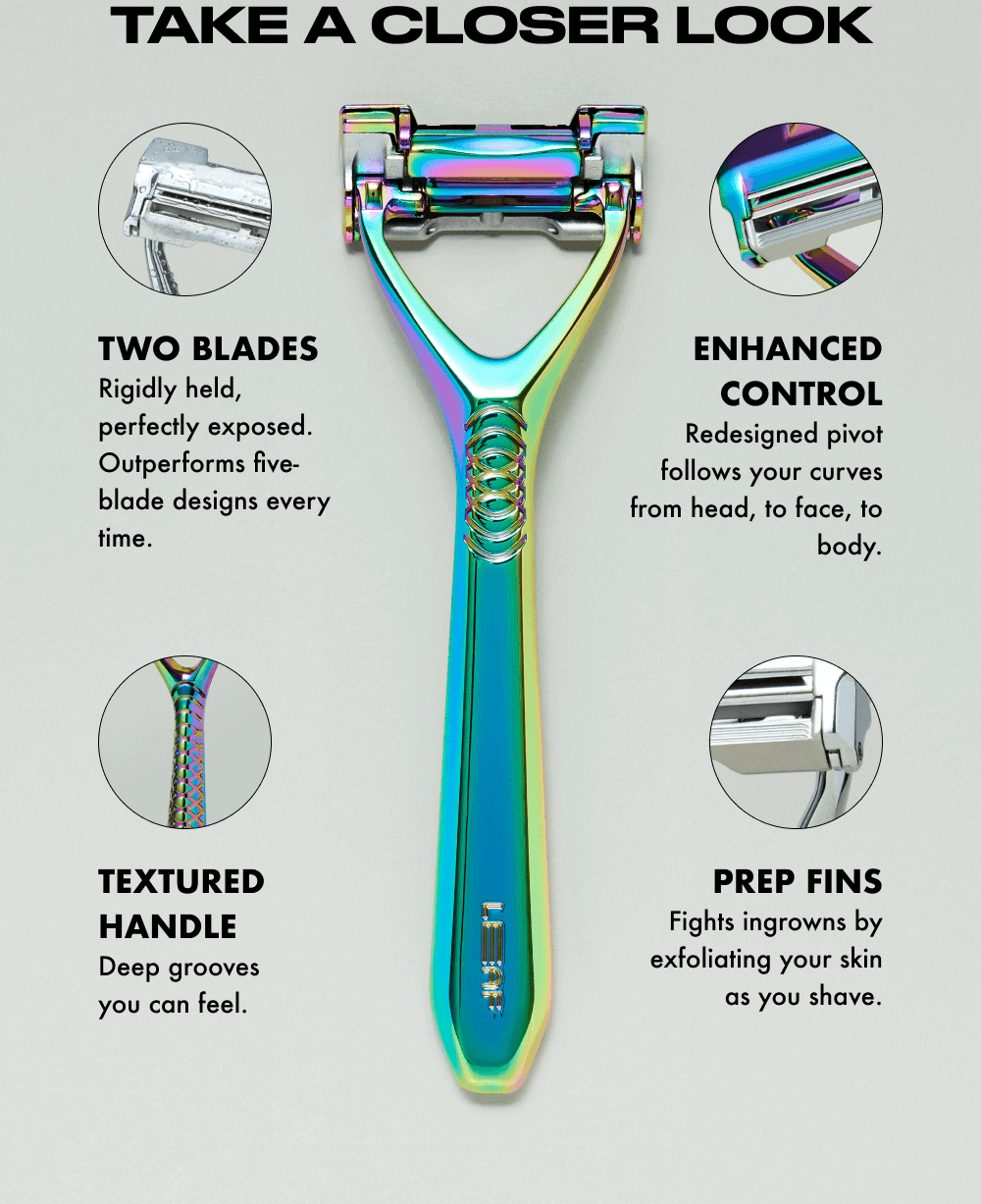 Take a closer look at the Leaf Two Razor