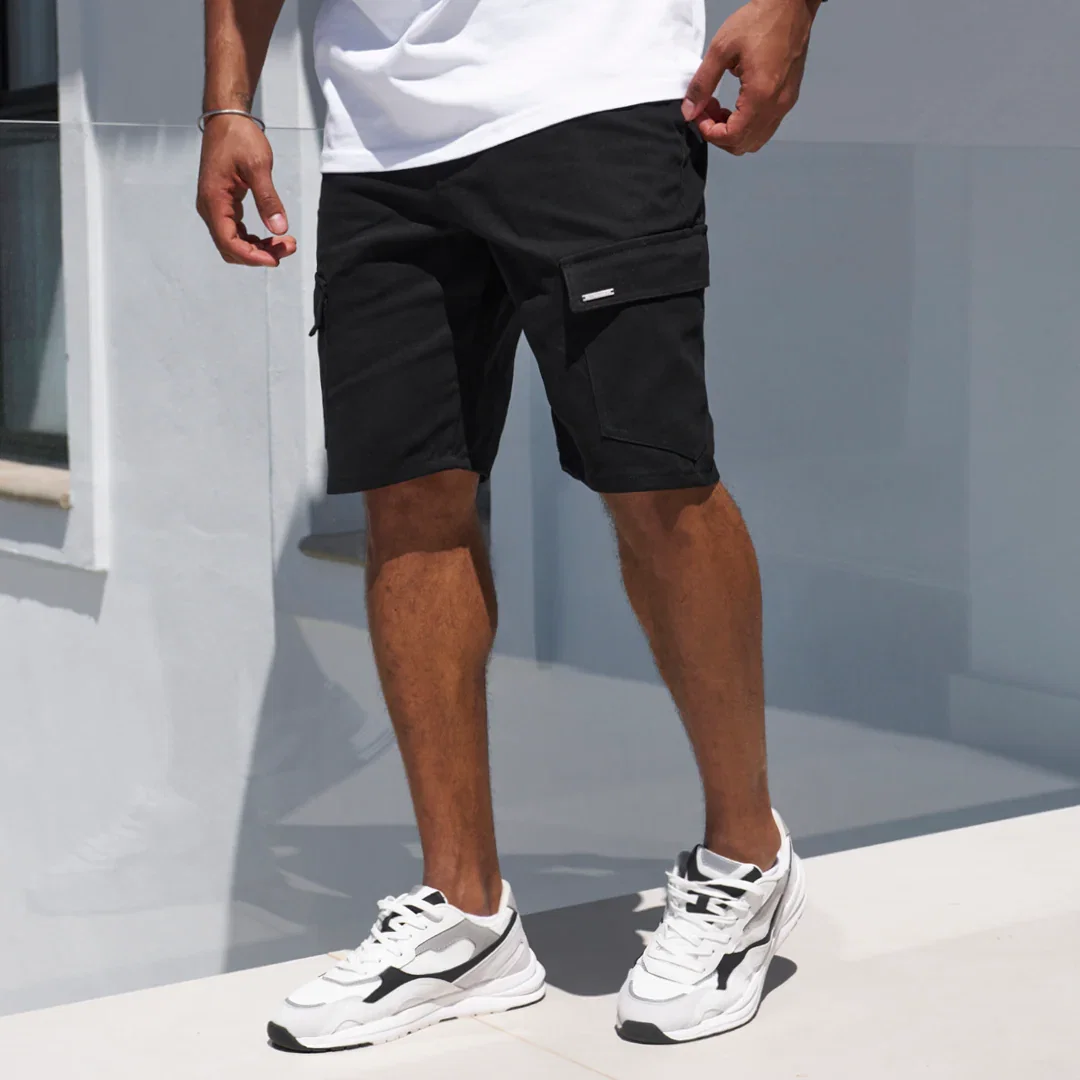 Image of Verdi Cargo Shorts - Black