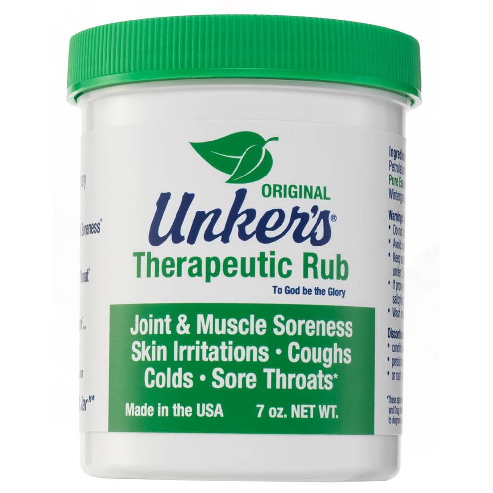 Image of Unker's Therapeutic Rub - Travel Size (1 oz)