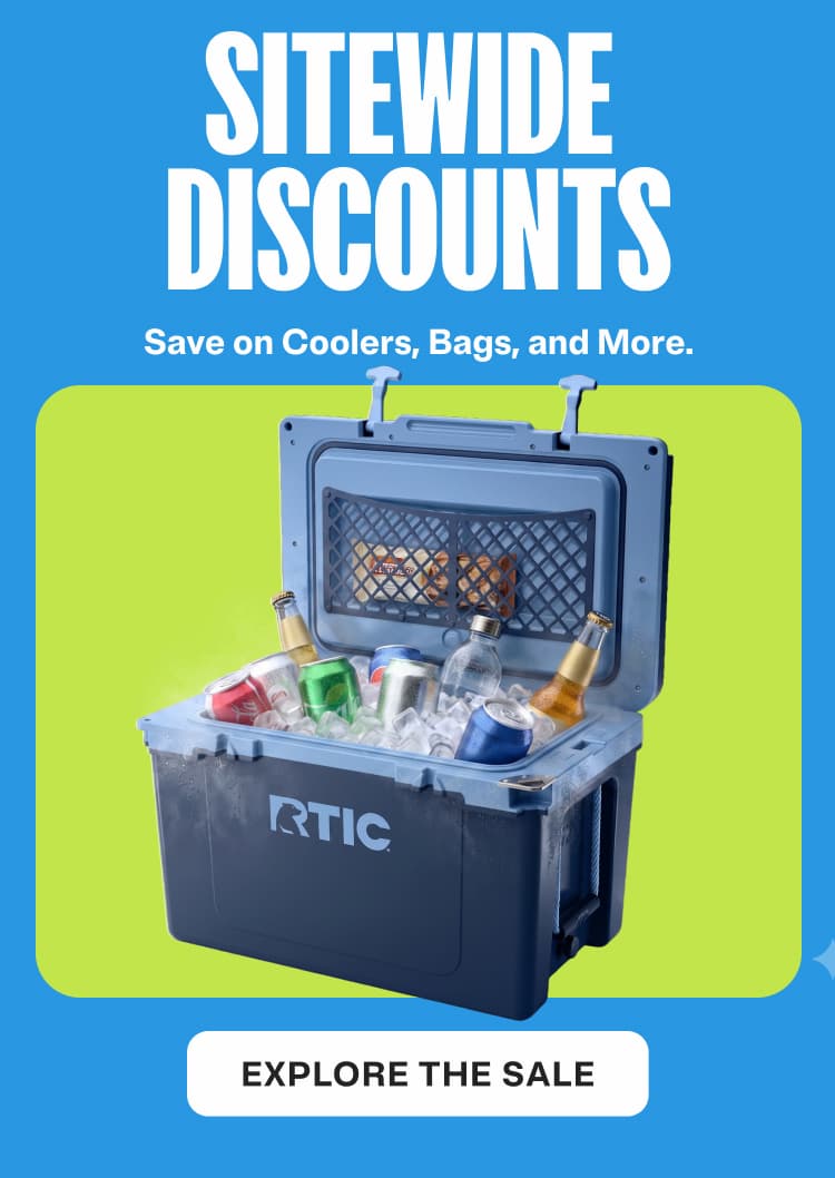 Sitewide discounts save on coolers, bags and more