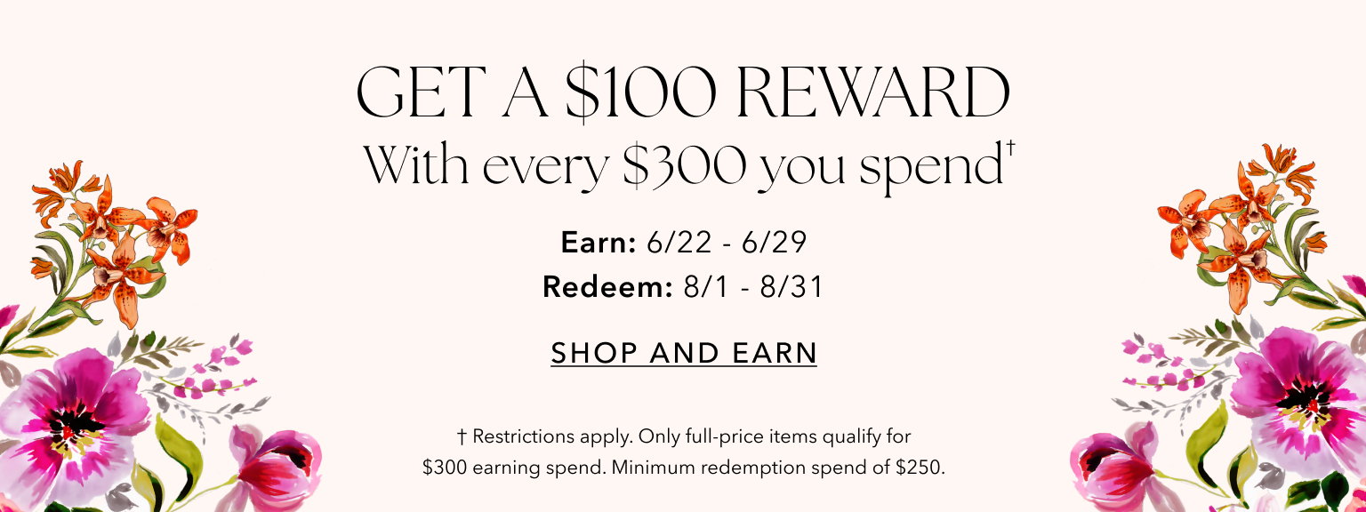 Get a $100 reward with every $300 you spend