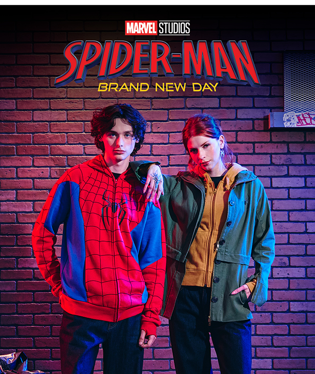 HT and Marvel Studios Spider-Man Brand New Day. Shop Now