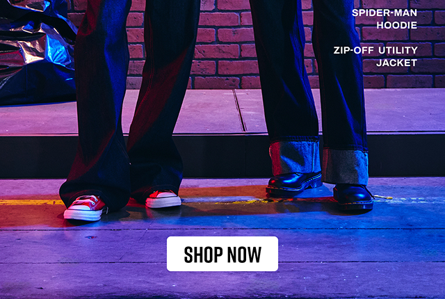 HT and Marvel Studios Spider-Man Brand New Day. Shop Now