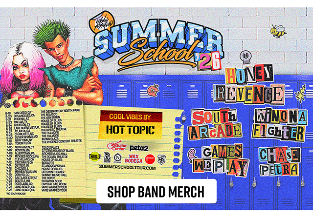 HT and Summer School 2026. Shop Band Merch