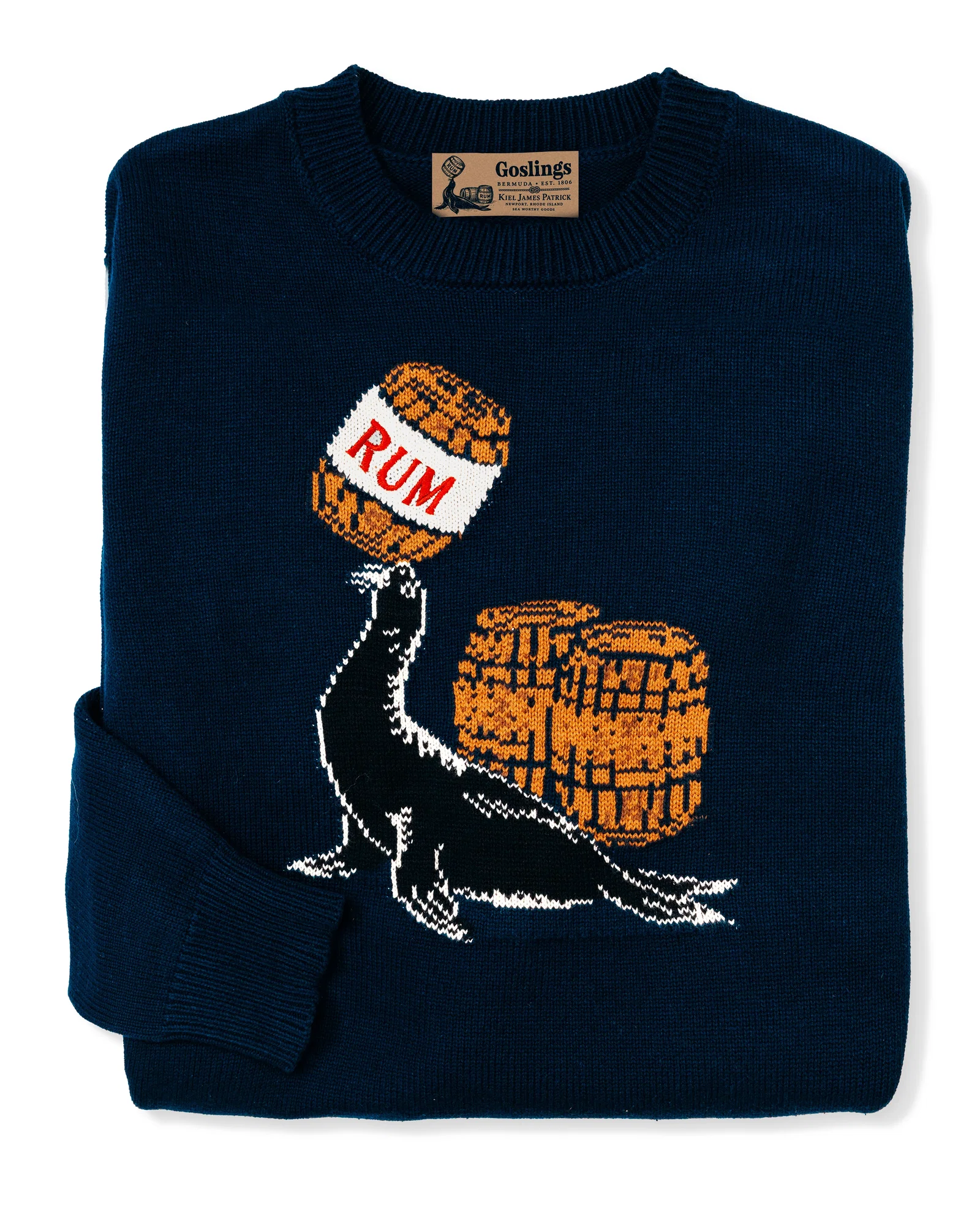 Image of Goslings x KJP Black Seal Rum Sweater