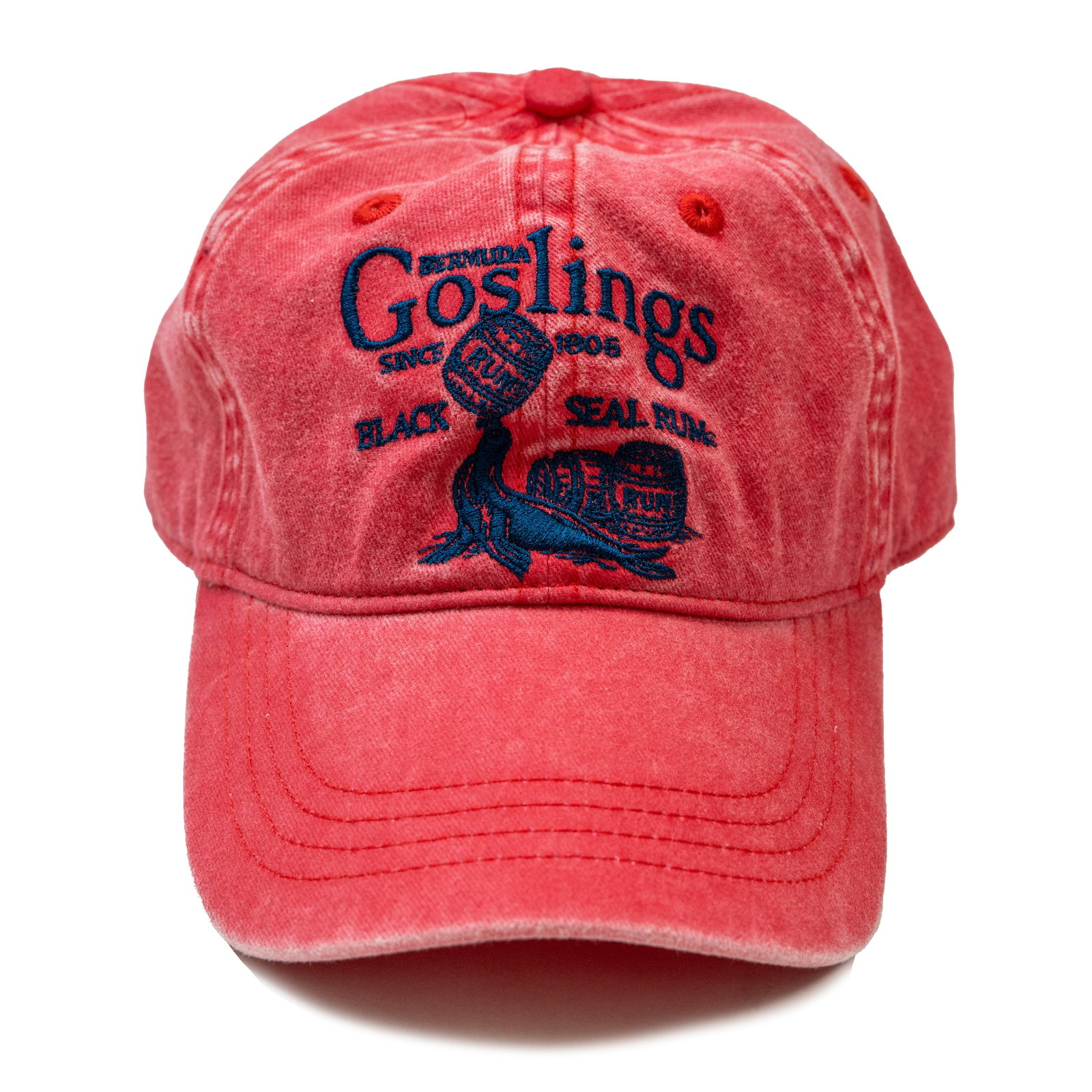 Image of Goslings x KJP Black Seal Rum Hat in Red