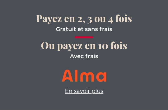 Profitez du paiement en 2,3 ou 4 fois
