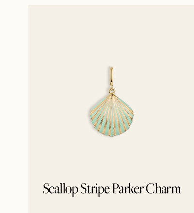 Scallop Stripe Parker Charm