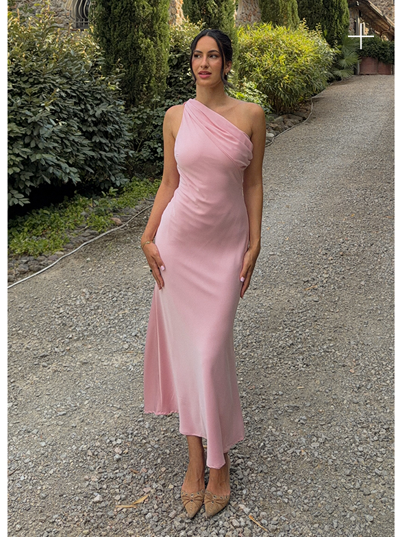 Elena Maxi Dress — Pink
