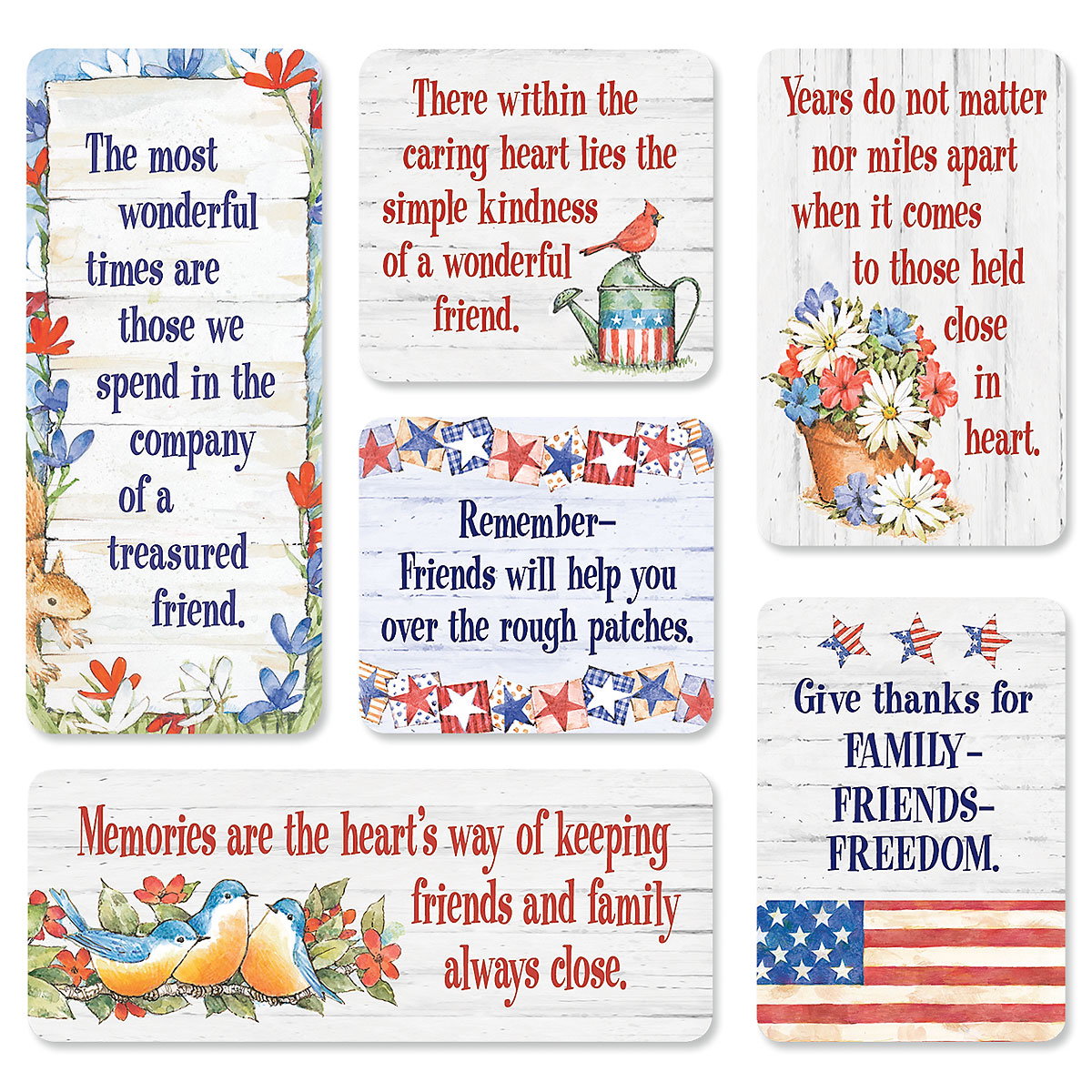 Image of Patriotic Friends Magnets
