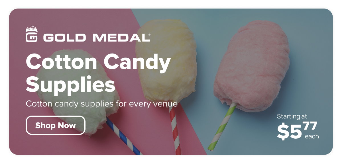 Gold Medal Quick Ship Cotton Candy Supplies