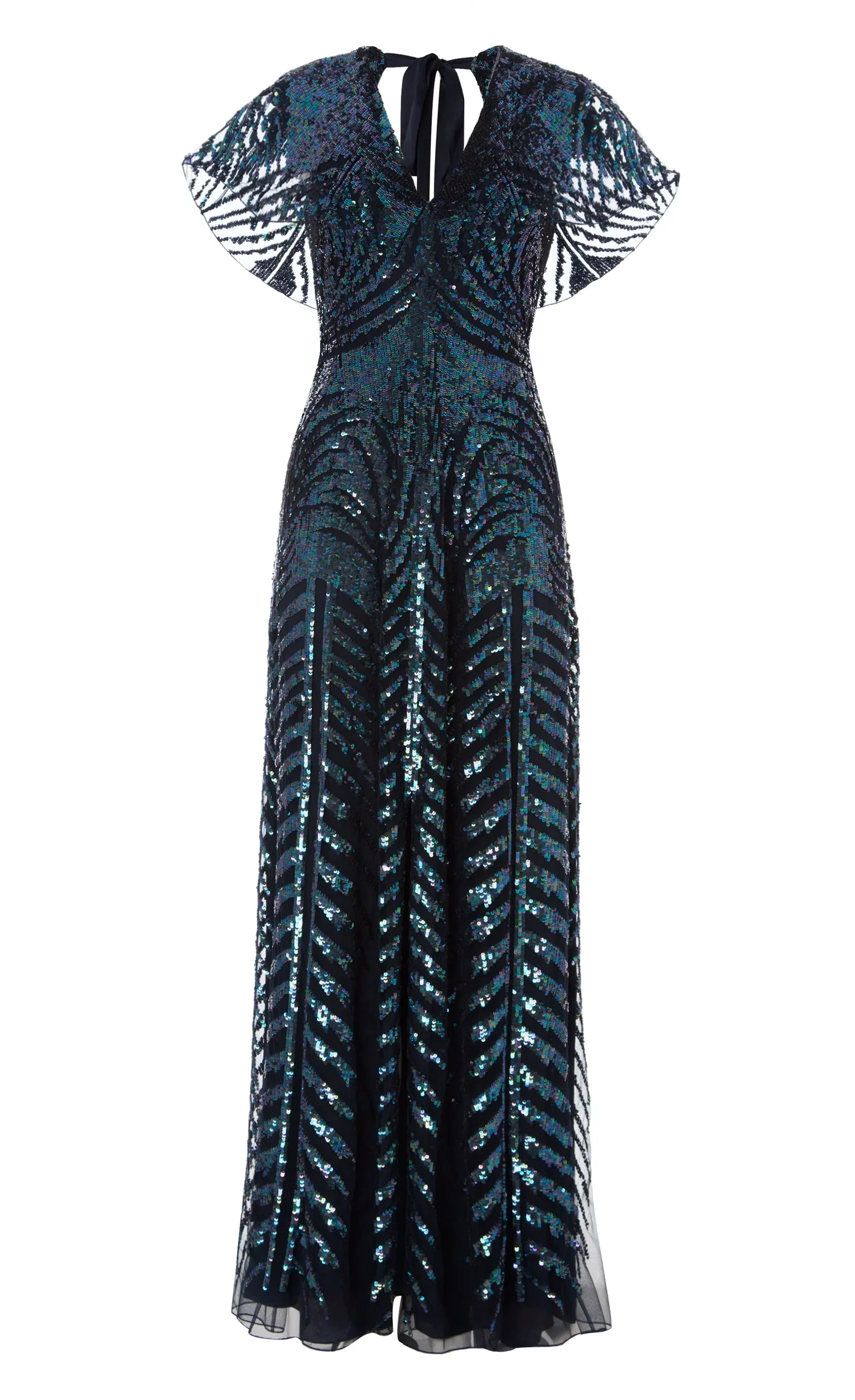 Image of Dusk Long Dress - Navy