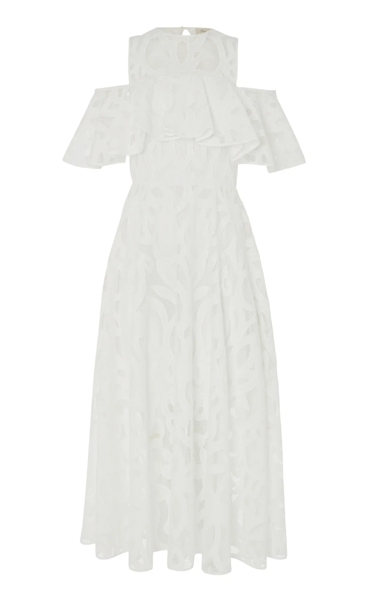 Image of Louis Off-Shoulder Dress - White