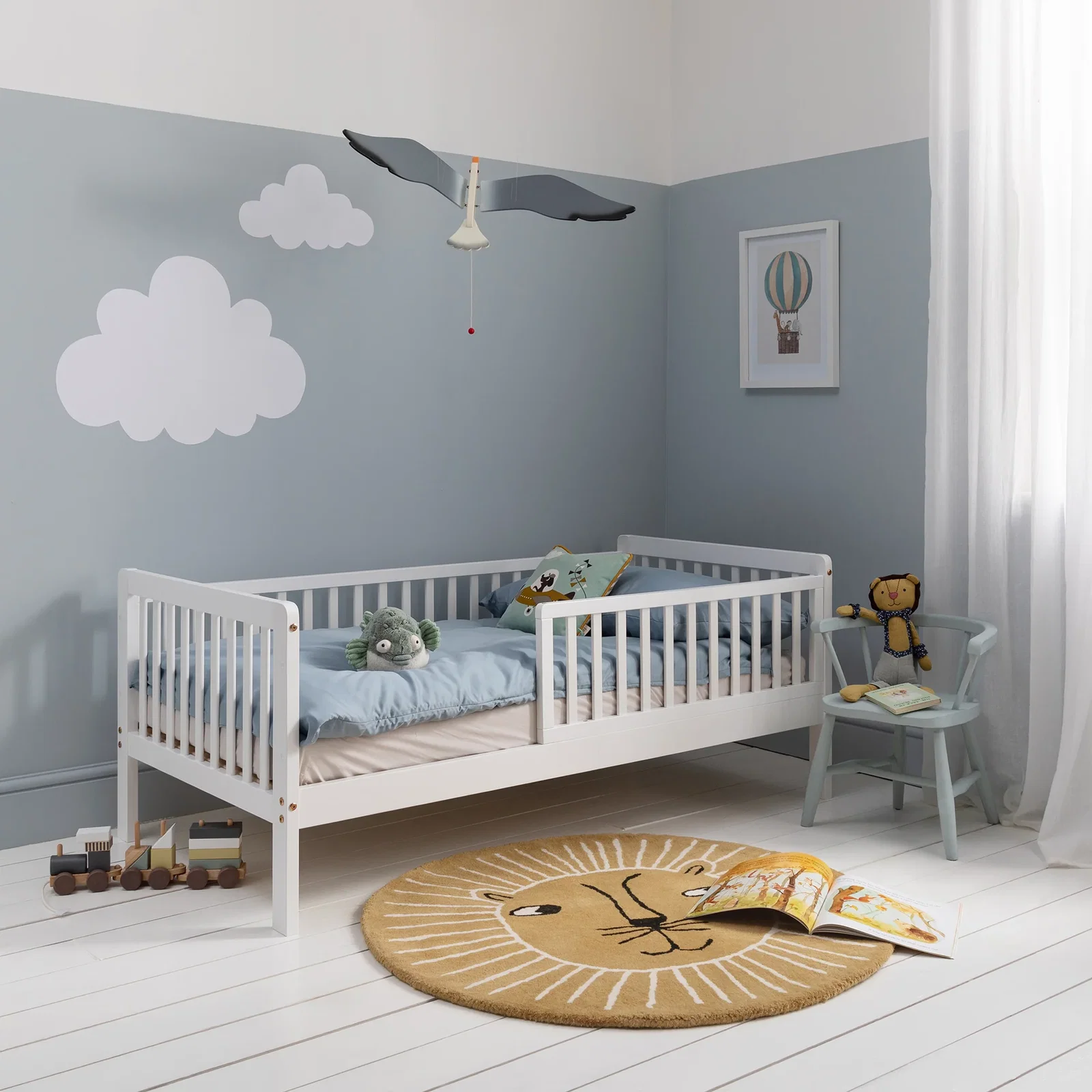 Image of Leonora Toddler Bed in White