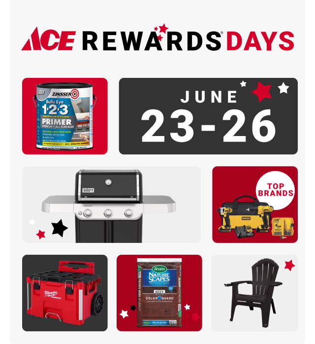 Ace Rewards Days!
JUNE 23-26