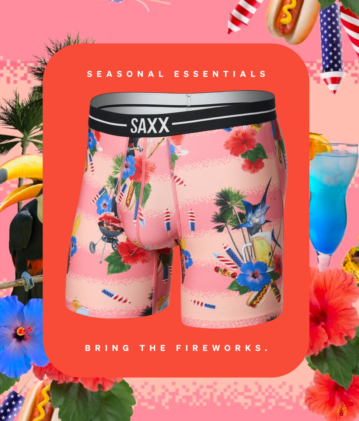 Season essentials. Volt Breathable Mesh Everyday Boxer Brief