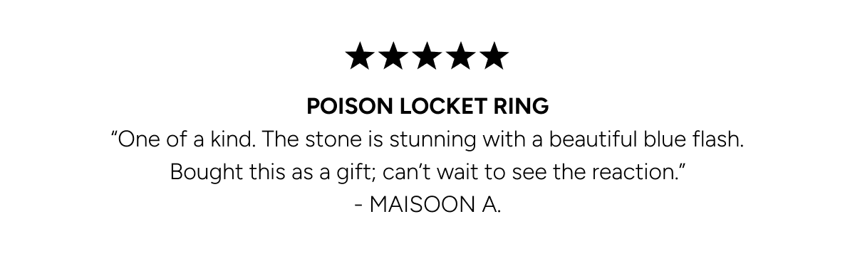 Poison Locket Ring