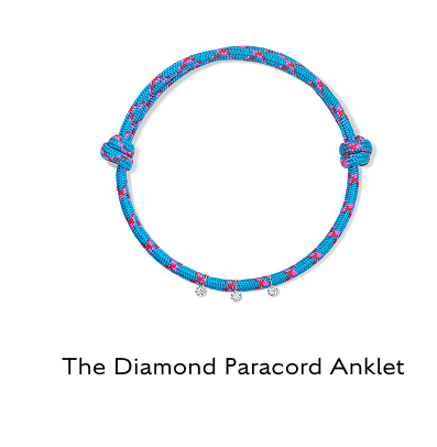 Diamond Paracord Anklet