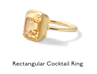 Rectangular Cocktail Ring