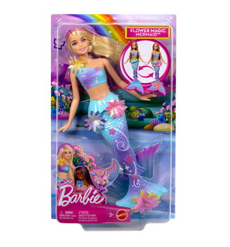 Barbie Flower Magic Mermaid Toy Doll