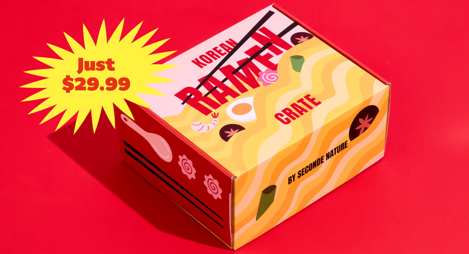 Just $29.99 Korean Ramen Crate