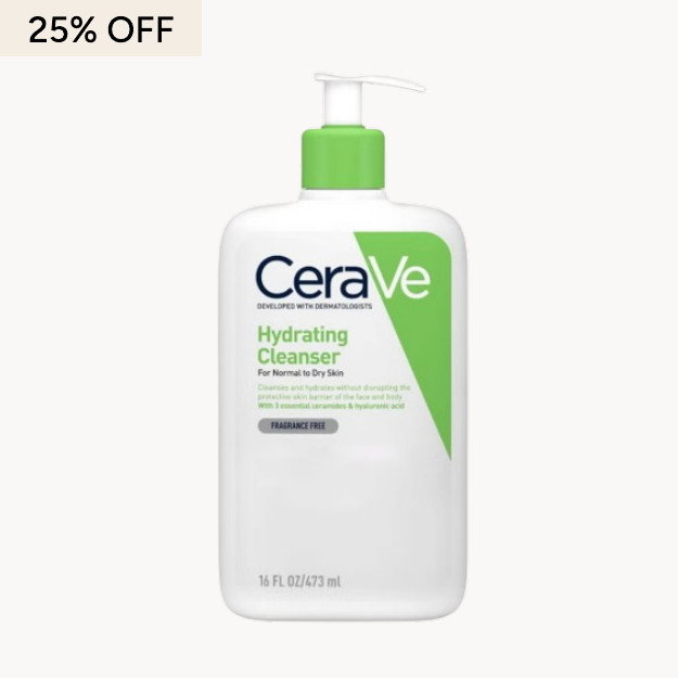 CeraVe Hydrating Cleanser with Hyaluronic Acid for Normal to Dry Skin 473ml