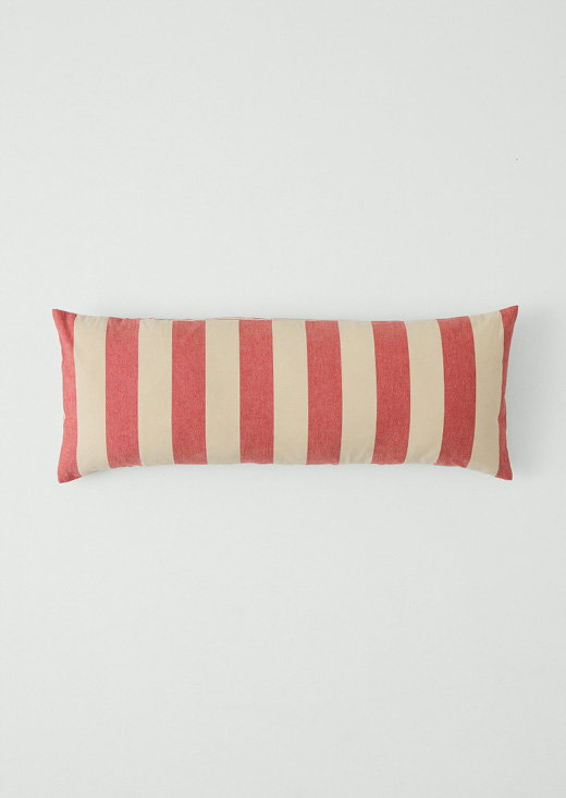 Market Stripe Hand Woven Bolster Cushion