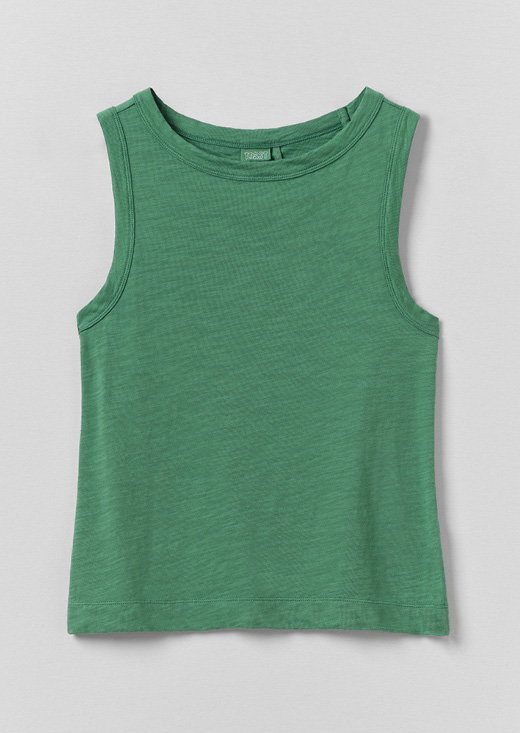 Sian Garment Dyed Cotton Tank Top