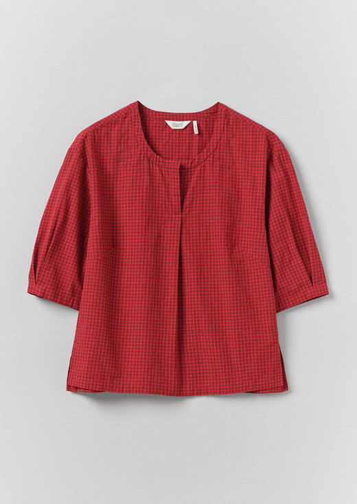 Graph Paper Check Cotton Top