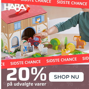 Sidste chance for 20% på Haba