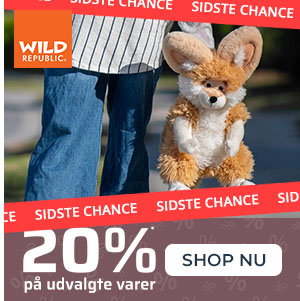 Sidste chance for 20% på Wild Republic