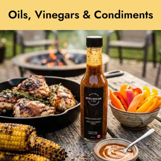 Oils, Vinegars & Condiments