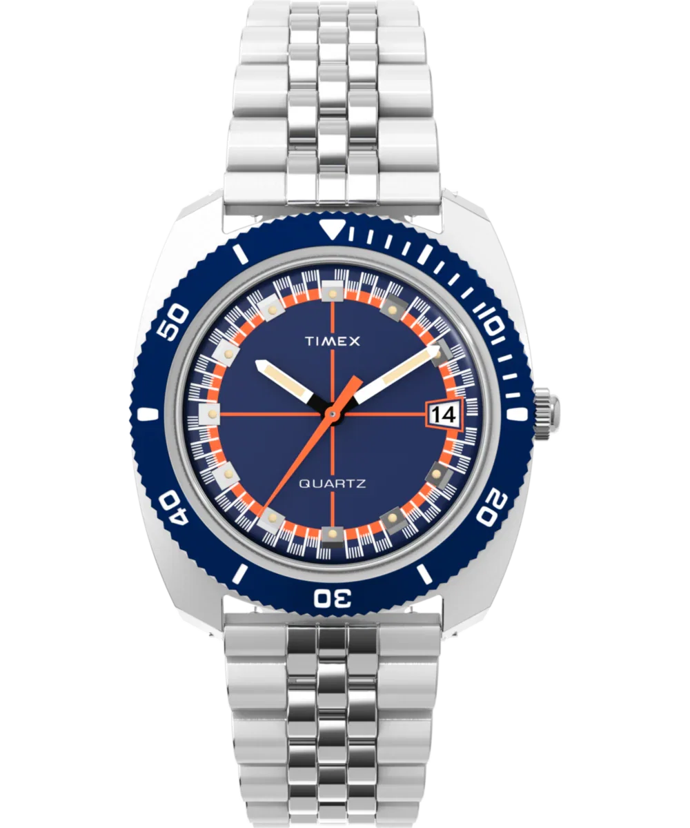 Image of Q Timex® 1971 Velocity 36mm Stainless Steel Bracelet Watch