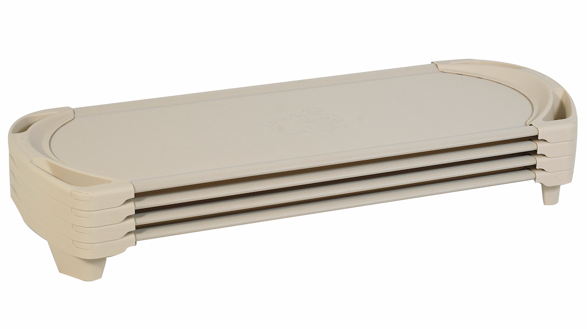 Angeles® SpaceLine® Standard Cot 54-1/2"L - Set of 4 - Sand