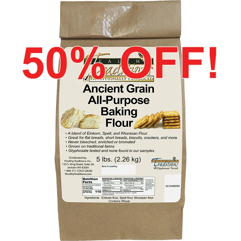 Image of Ancient Grain All-Purpose Baking Flour - 5 lb. Bag